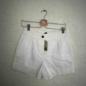 NWT J Crew Linen Tailored Shorts
